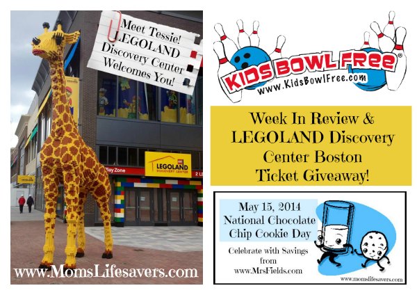 WeekInReview-05-18-14 LEGOLAND Discovery Center Boston Ticket Giveaway