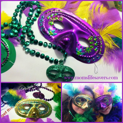 Mardi Gras Masks Craft Tutorial Mom's Lifesavers