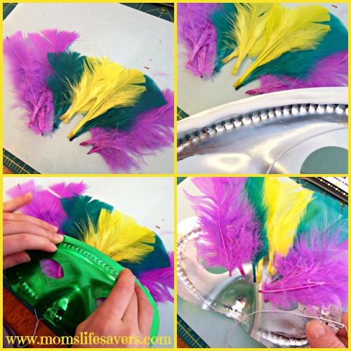 Mardi Gras Masks Craft Tutorial Mom's Lifesavers