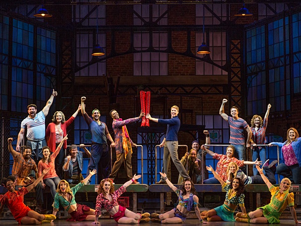 The touring cast of Kinky Boots. Photo by Matthew Murphy