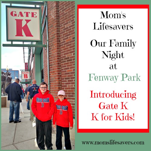 #RedSoxMoms Introducing Gate K