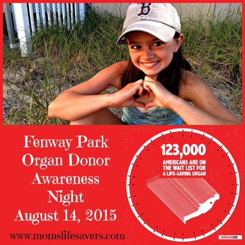 #DonorNation Fenway Park Organ Donor Awareness Night