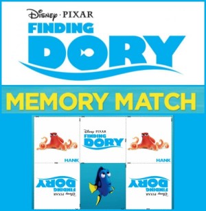 Finding Dory Matching Game - Mom's Lifesavers